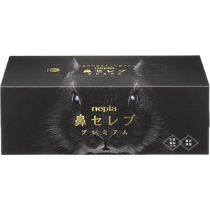 Nepia Hana-Celeb Tissue Premium Трехслойные бумажные салфетки белые без аромата 130шт 636191