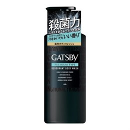 123364 Mandom Gatsby Premium Type Мужское жидкое мыло  для глубокого очищения (аромат трав и мускуса) 380 мл 123364