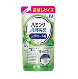 KAO Humming Кондиционер-ополаскиватель  для белья суперконцентрат прохладная зелень 300мл 430879