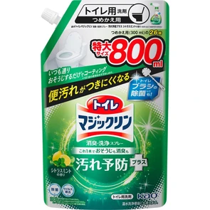 KAO Toilet Magiclean Deodorant &amp; Clean Citrus Mint Чистящее средство для туалета цитрус мята м/у 800мл 424976