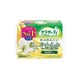 Kobayashi Sarasaty Cotton Ежедневные  прокладки 100% хлопок для чувствительной кожи без аромата 52шт 043288