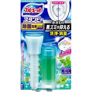 Kobayashi Bluelet Stampy Super Mint Дезодорирующий очиститель-цветок для туалетов мята 28г 056745