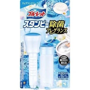 Kobayashi Bluelet Stampy Soap Дезодорирующий очиститель-цветок для туалетов аромат мыла 28г 056967